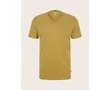 Tom Tailor férfi khaki v-nyakú póló
