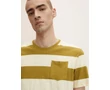 Tom Tailor Férfi khaki csíkos póló