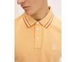 Tom Tailor Férfi galléros narancssárga színű póló Méret:3XL