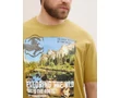 Tom Tailor Férfi khaki színű póló