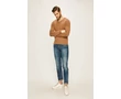 Tom Tailor 1012820 XX 10 24136 Férfi barna v-nyakú pulóver