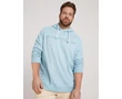 Tom Tailor Férfi calm cloud blue kapucnis pulóver