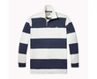 Tommy Hilfiger DM0DM05152 100 Férfi sötékék-fehér fehér galléros hosszú ujjú póló