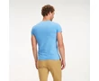 Tommy Hilfiger MW0MW09813 433 Férfi stretch cotton slim fit kék póló Méret: XXL