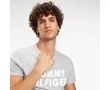 Tommy Hilfiger MW0MW09821 501 Férfi regular fit szürke póló Méret: M