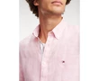 Tommy Hilfiger mw0mw09884 666 Férfi slim fit rózsaszín hosszú ujjú lenvászon ing