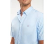 Tommy Hilfiger mw0mw10102 413 Férfi regular fit kék sztreccses rövid ujjú ing