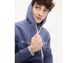 Tommy Hilfiger MW0MW11599 CK1 Férfi regular fit indigo kapucnis pulóver
