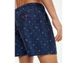 Tommy Hilfiger Férfi virág-zászló mintás sötétkék úszónadrág