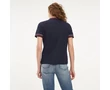 Tommy Hilfiger Női galléros sötétkék piké póló
