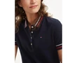 Tommy Hilfiger Női galléros sötétkék piké póló