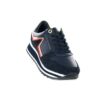 Tommy Hilfiger női sötétkék bőr sportos cipő