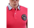 Tommy Hilfiger férfi galléros rózsaszín piké póló Méret: M