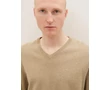 Tom Tailor Férfi homok melange színű kötött pulóver