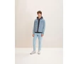 Tom Tailor Denim Férfi szürke kapucnis pulóver