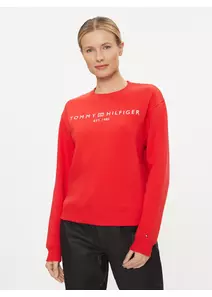 Tommy Hilfiger Női piros pulóverek
