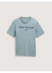 Tom Tailor szürke letisztult pamut pólók