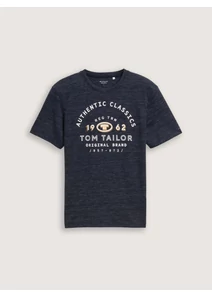 Tom Tailor Férfi sötétkék pólók