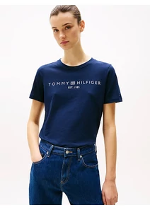 Tommy Hilfiger Női sötétkék  felsők, blúzok és trikók