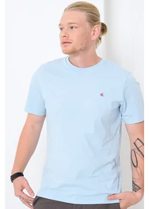Calvin Klein Férfi égkék póló