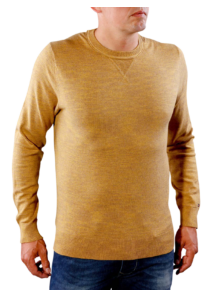 Tommy Hilfiger Férfi mustár pulóverek