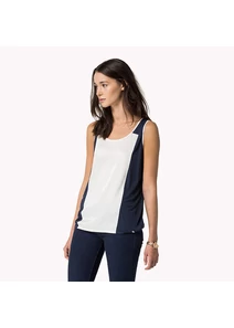 Tommy Hilfiger Női sötétkék felsők, blúzok és trikók