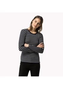 Tommy Hilfiger Női sötétkék felsők, blúzok és trikók