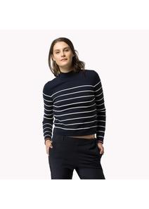 Tommy Hilfiger Női sötétkék hosszú ujjú felsők