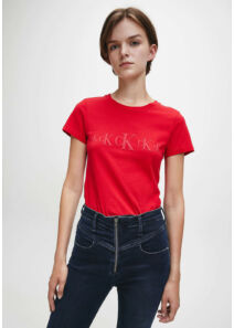 Calvin Klein Női piros felsők, blúzok és trikók