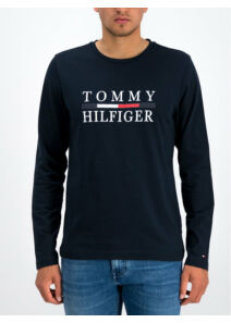Tommy Hilfiger Férfi sötétkék hosszú ujjú pólók