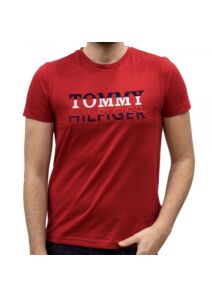 Tommy Hilfiger Férfi piros pólók