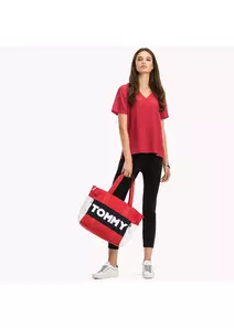 Tommy Hilfiger Női piros felsők, blúzok és trikók