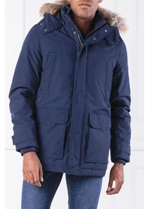 Tommy Hilfiger Férfi sötétkék télikabátok