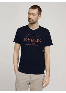 Tom Tailor Férfi sötétkék rövid ujjú póló Méret:L