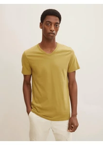 Tom Tailor Férfi khaki színű pólók