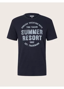 Tom Tailor Férfi sötétkék pólók