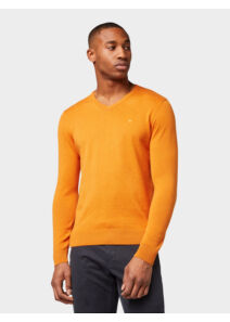 Tom Tailor Férfi narancssárga pulóverek