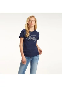 Tommy Hilfiger Női sötétkék felsők, blúzok és trikók