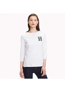 Tommy Hilfiger Női fehér hosszú ujjú felsők