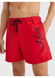 Tommy Hilfiger Férfi piros úszónadrágok