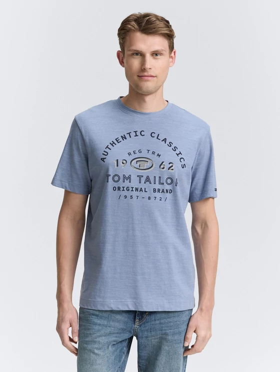 Tom Tailor Férfi világoskék pólók