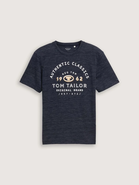Tom Tailor Férfi sötétkék pólók