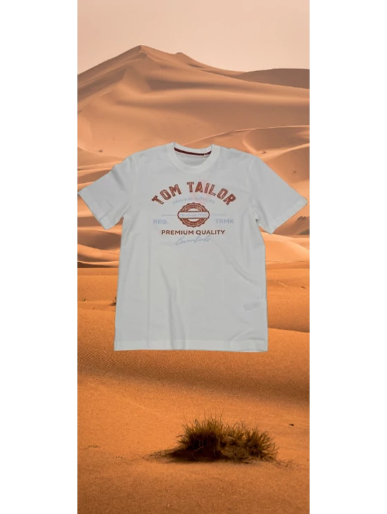 Tom Tailor Férfi fehér pólók