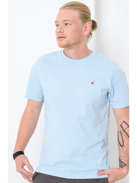 Calvin Klein Férfi égkék póló