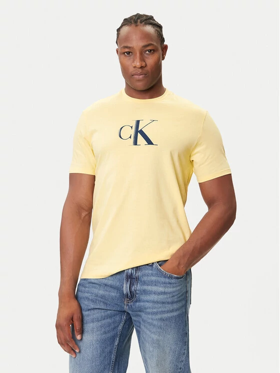 Calvin Klein Férfi sárga póló
