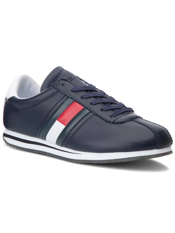 Tommy Hilfiger Férfi sötétkék utcai cipők