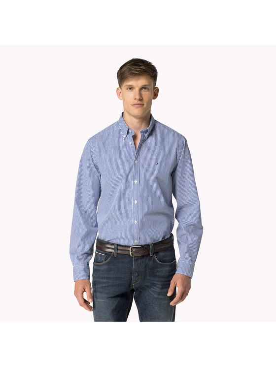 Tommy Hilfiger Férfi kék ingek