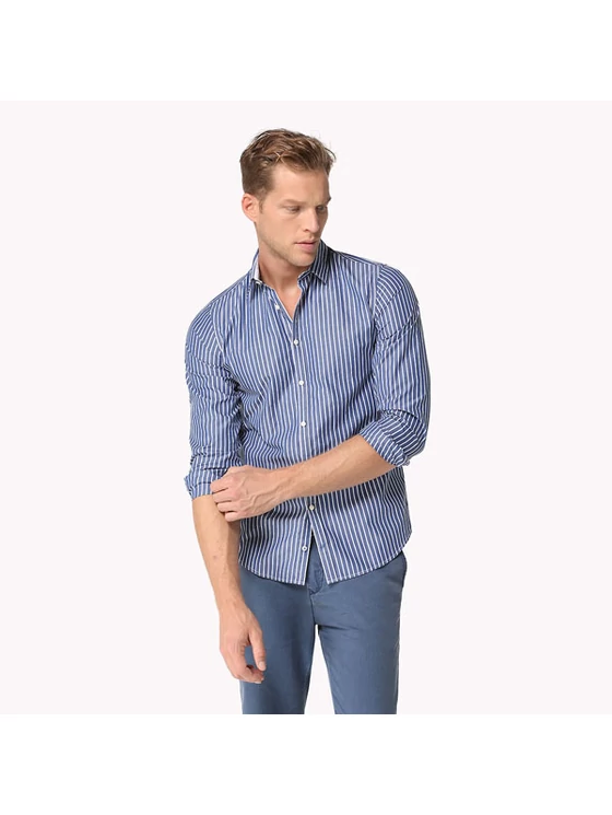 Tommy Hilfiger Férfi kék ingek