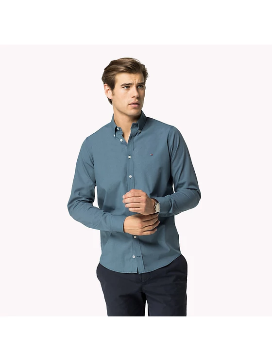 Tommy Hilfiger Férfi szürke ingek