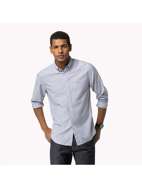 Tommy Hilfiger Férfi kék ingek